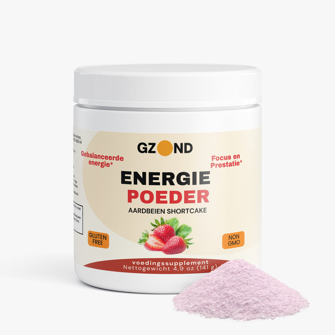 ENERGIE  POEDER (Aardbeien Shortcake)