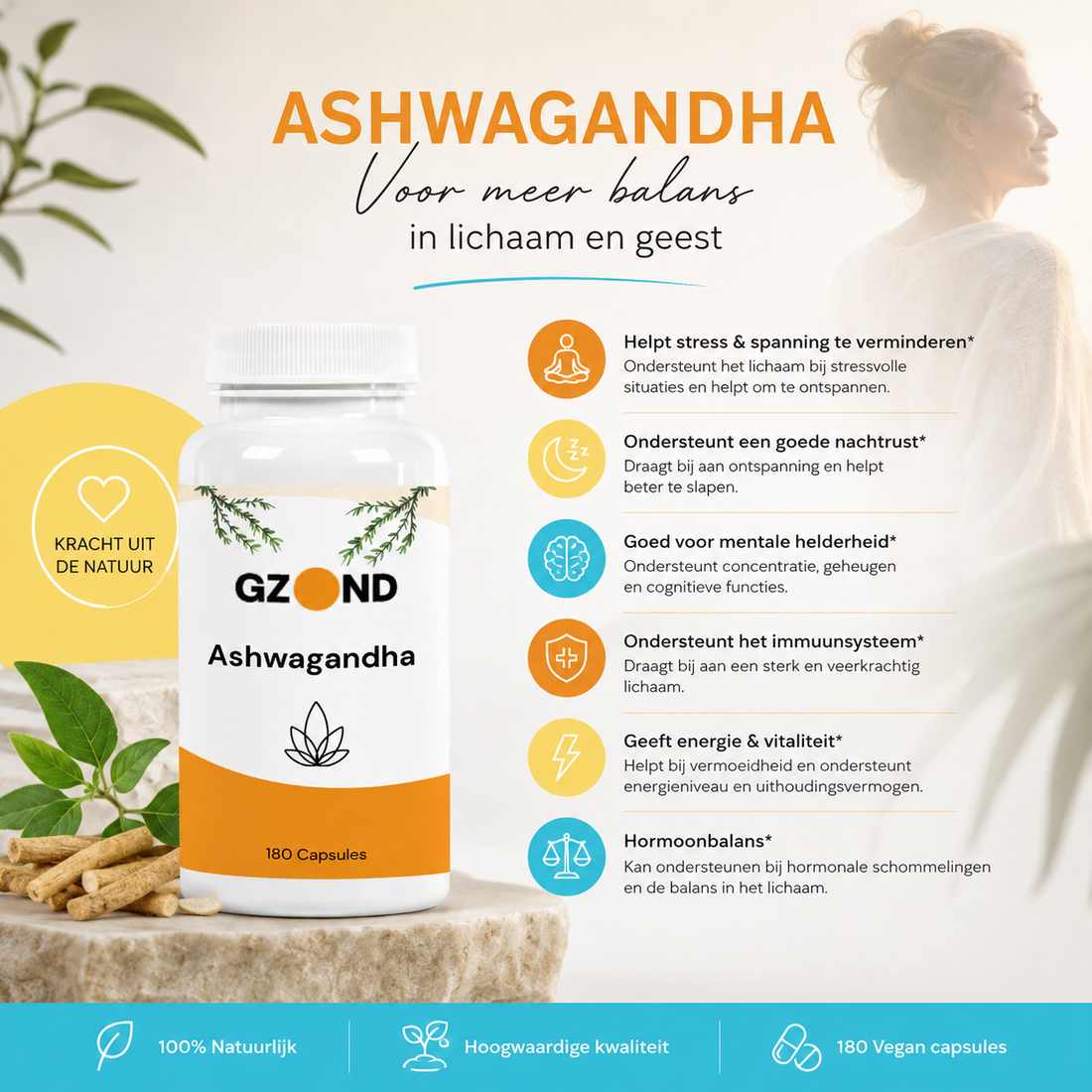 Ashwagandha – 180 Capsules 600mg