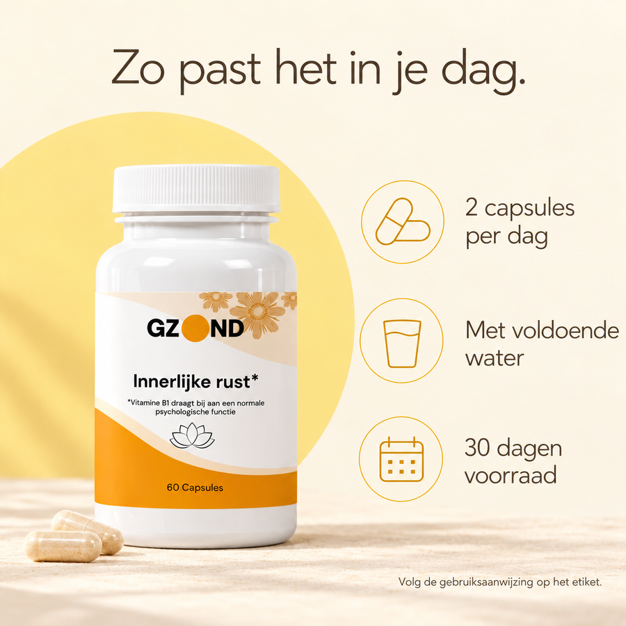 GZOND Innerlijke Rust — gebruik