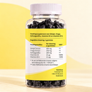 GZOND Shilajit Gummies — voedingsstoffentabel op het etiket