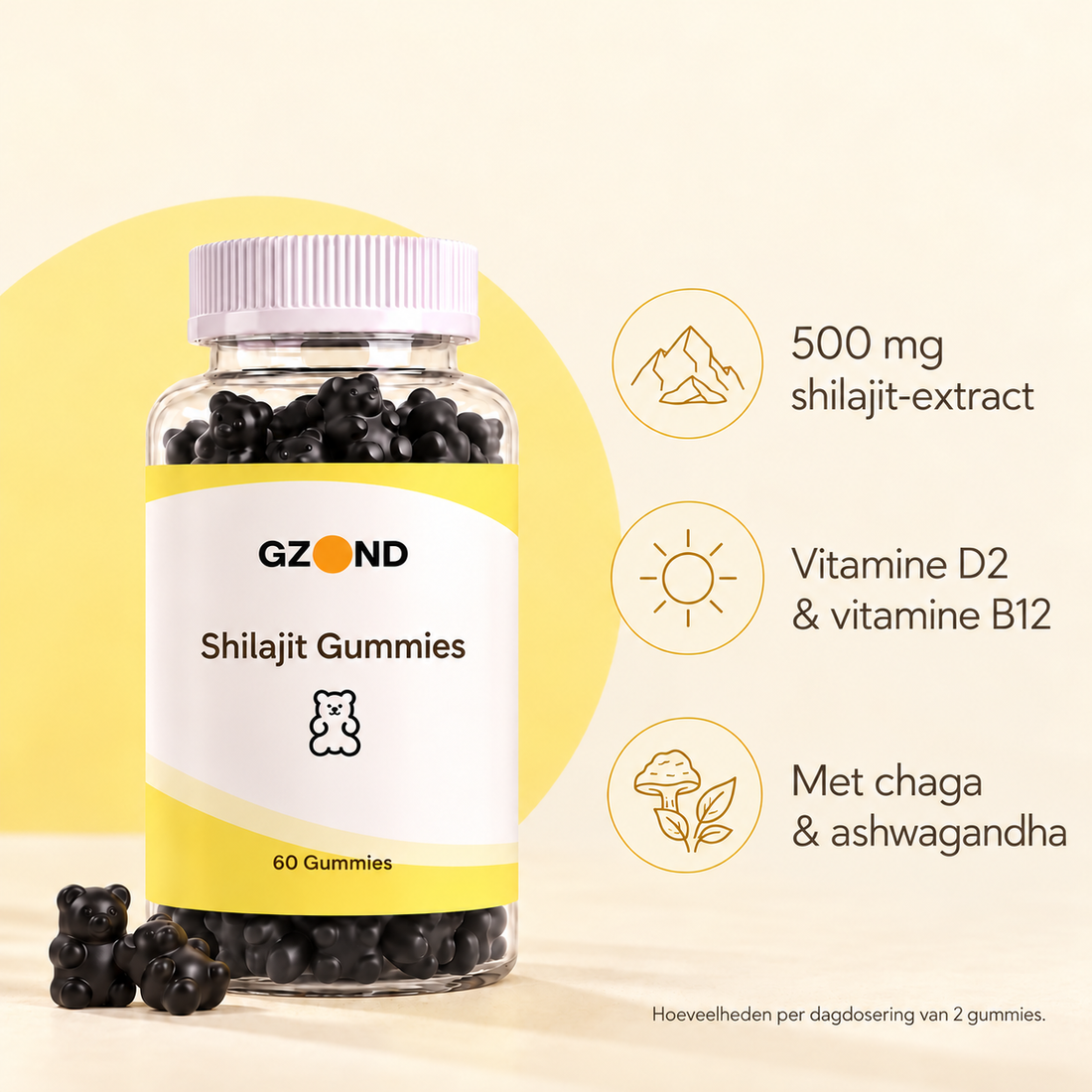 GZOND Shilajit Gummies — samenstelling