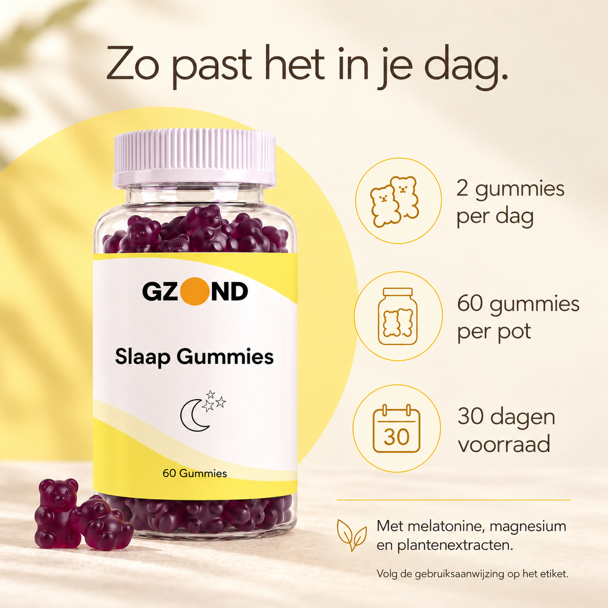 GZOND Slaap Gummies — gebruik